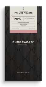 TABLETA DE CHOCOLATE 100 GR 70% PRALINE PICANTE - Imagen 2