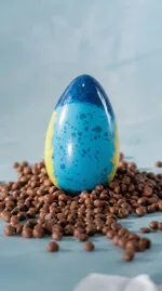 Huevo Mediano Blue Bubble 70% Cacao