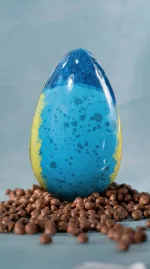 Huevo Mediano Blue Bubble 70% Cacao - Imagen 3