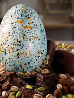 Huevo Mar Grande 94% Cacao -Pistacho